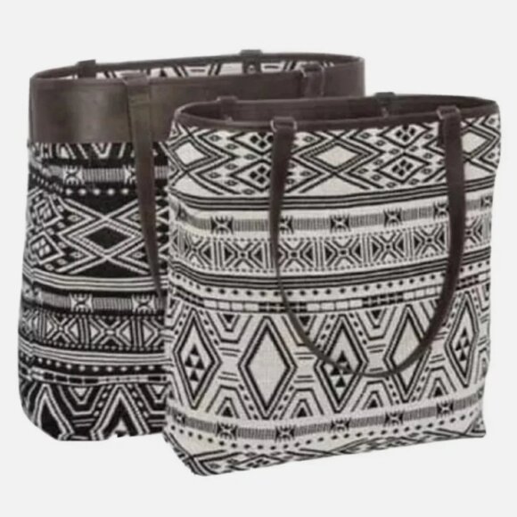 New, Jewell By Thirty One, Reversible Cotton Knit Tote Bag - Picture 7 of 16